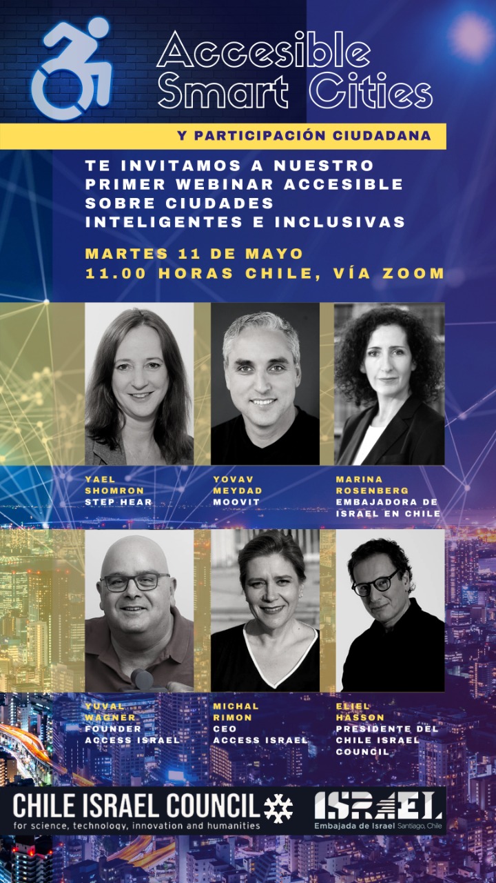 Accessible Smart Cities – with Chile Israel Council